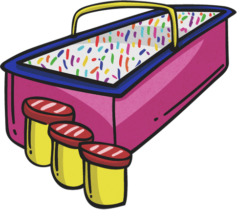 Water tank with steps next to it