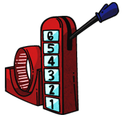 Hamster whell with a hand lever and 6 different levels